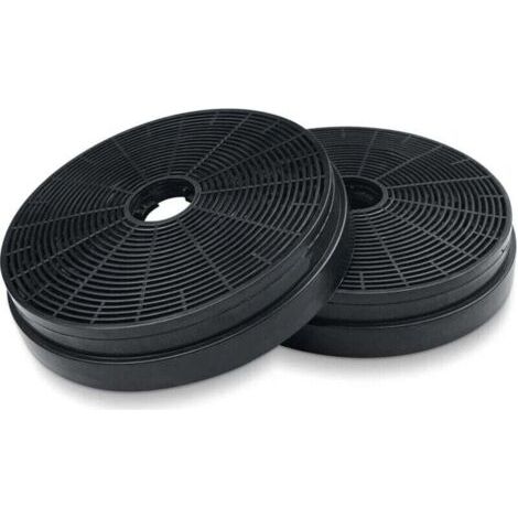 2x Dunstabzugshaubenfilter, Ø175 Mm Aktivkohlefilter Für Küchendunstabzugshauben, Umluft-ersatzfilter Für Respekta Miz0031, Klarstein, Pkm Co4