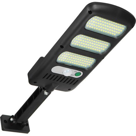 Nnovat Solar-außenleuchte Mit 213 Leds Und Bewegungsmelder, Wasserdichte Sicherheitslampe Mit 180° Verstellbarem Pfosten Für Außenwände, Garten, Straße, Veranda (1er-pack)