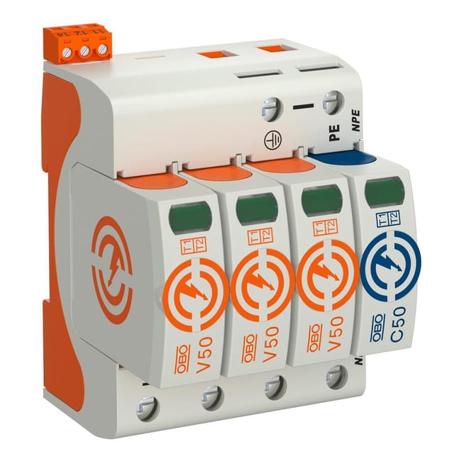 Obo Blitzstromabl+üss 3p.+npe 280v (V50-3+npe+fs-280 Neu)