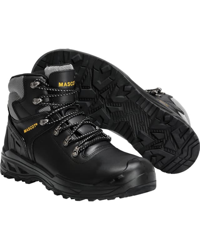 Footwear industry Sicherheitsstiefel Elbrus S3 src dguv Gr.44 schwarz/gelb - Mascot