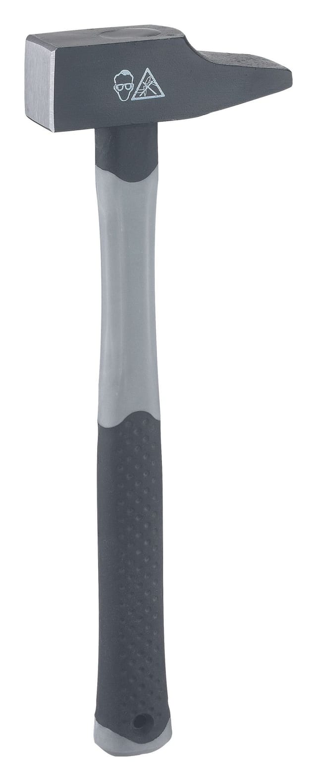 Ruthe Schlosserhammer 26 mm Französische Form mit Fiberglasstiel