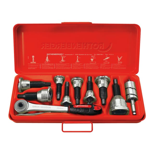 ROTHENBERGER Aushalser Set, 12-14-16-18-22mm - 22109