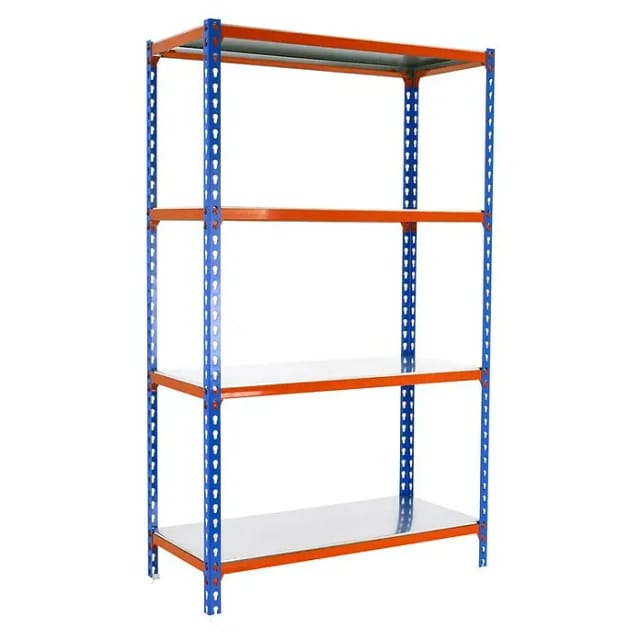 Simonrack Superplus Metallregal orange 4 Ebenen