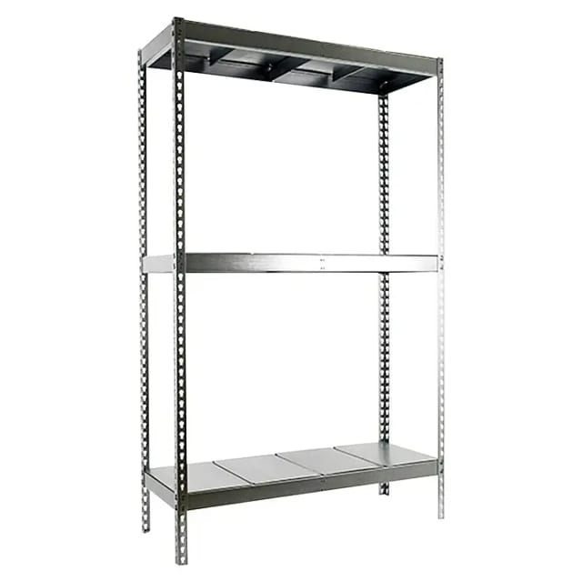 Simonrack Regalsystem ohne Schrauben, galvanisiert, 3 Ebenen