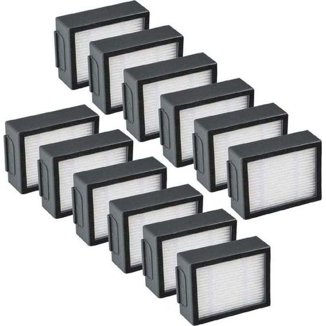 12er-pack Ersatzfilter Kompatibel Mit Irobot Roomba E-, I-, J-serie I1 I1+ I3 I3+ I4 I5 I5+ I6 I6+ I7 I7+ I8 I8+ E5 E6 E7 J7 Robot-staubsauger-zubehör 12 Filter