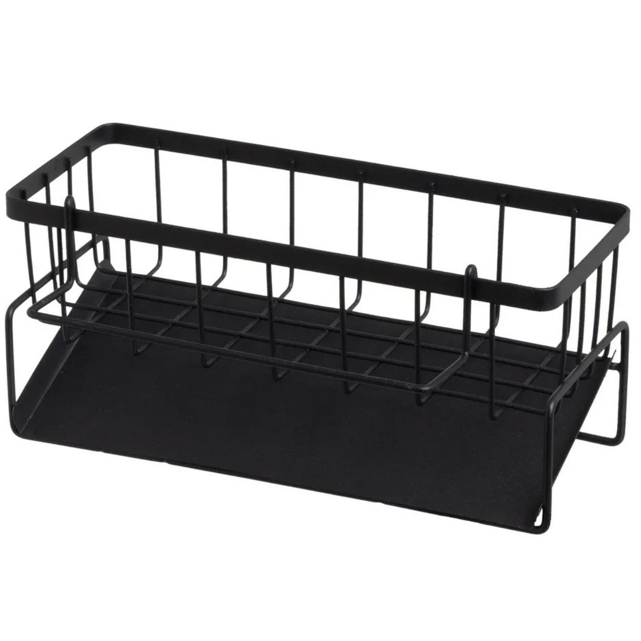 Küchenspülen-organizer Schwarz 23x9x10 Cm