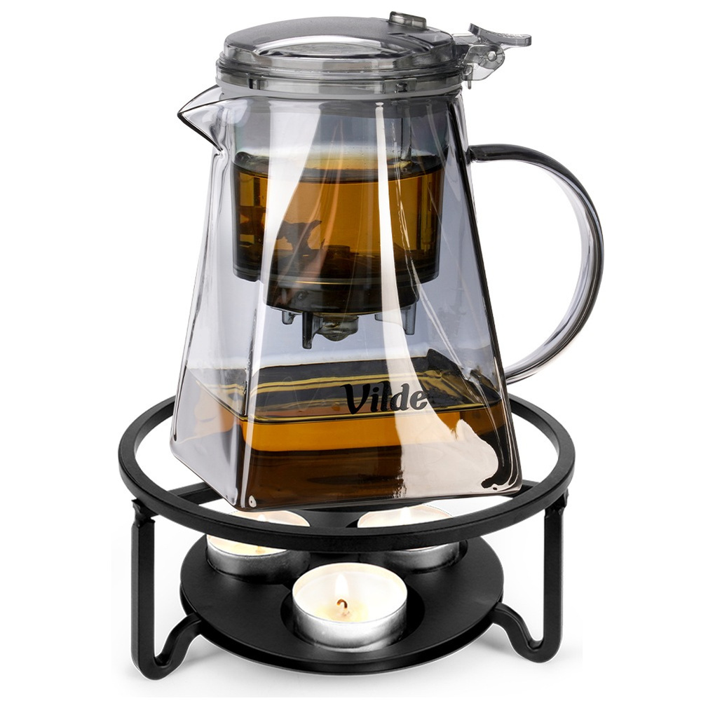 Glaskrug Mit Tee-aufsatz (730 Ml) + Heizelement