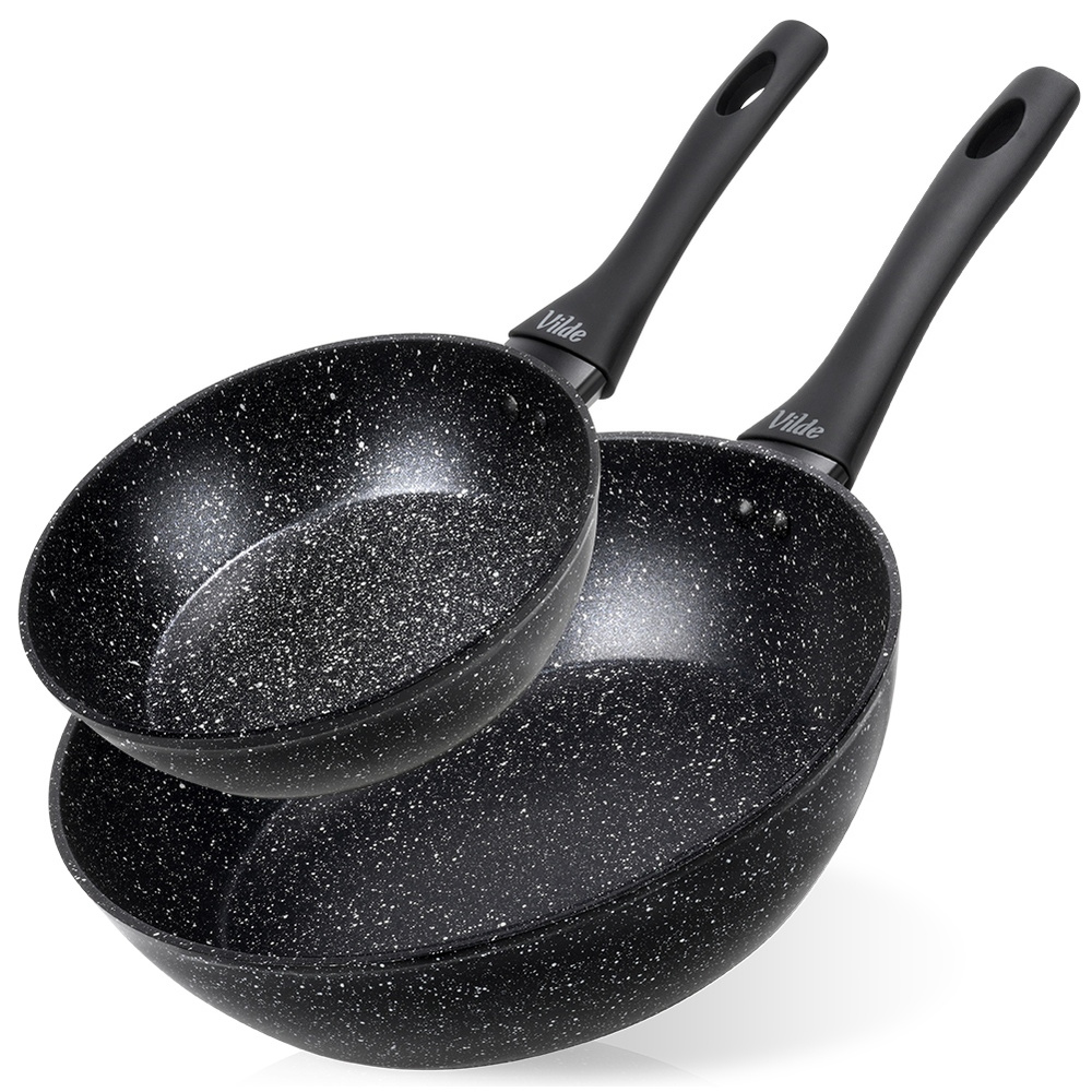 Set Aus Granitica-granitpfannen 20/28 Cm 2 Stück.