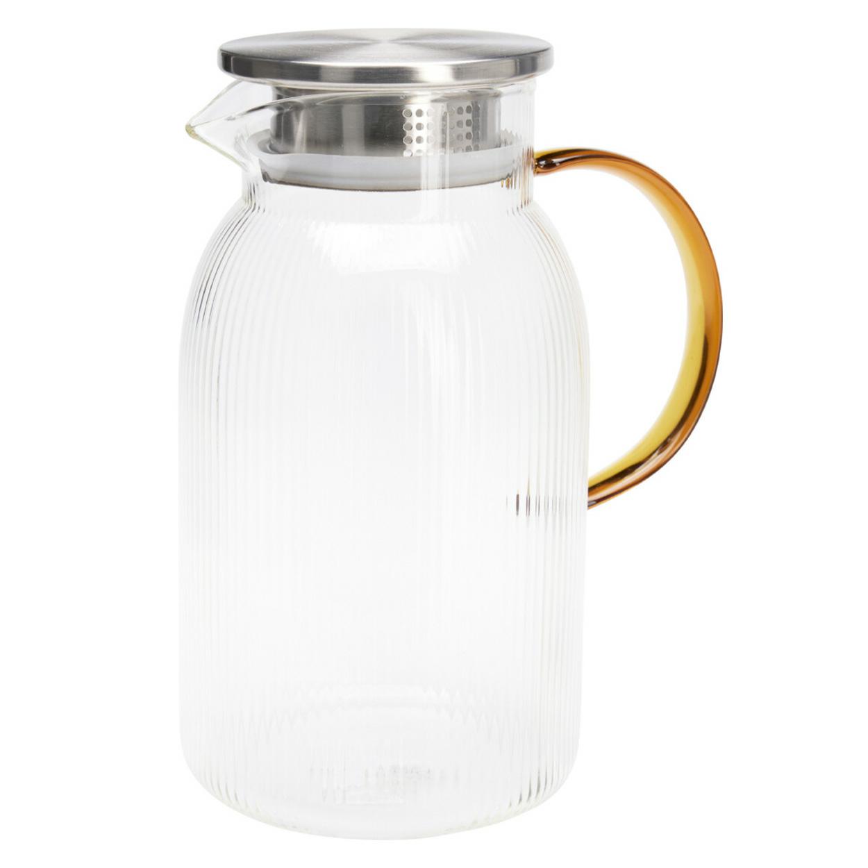 Glaskrug Zum Servieren Von Tee Und Anderen Getränken, 1,5 L
