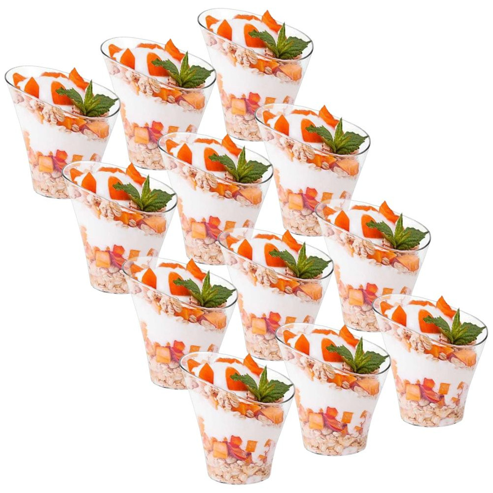 Mini-dessertbecher-set, 12 Stück, 180 Ml