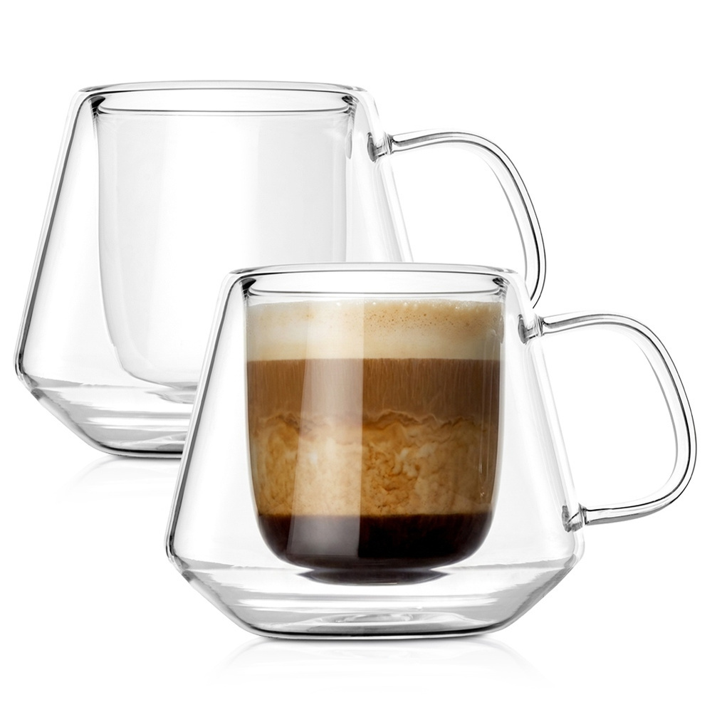 Doppelwandige Thermogläser Für Kaffee Und Tee, 170 Ml, 2 Stück.