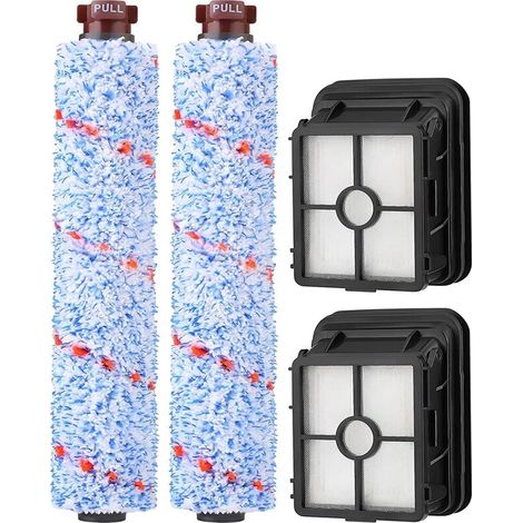 2er-pack Filterzubehör Aus Rollenbürste, Kompatibel Mit Bissell Crosswave-serien 17132, 2225n, 2582n, 25821, 2519, 1785, 1926, Multi-oberflächenbürste 3-in-1 1868f Und Staubsaugerfilter 1