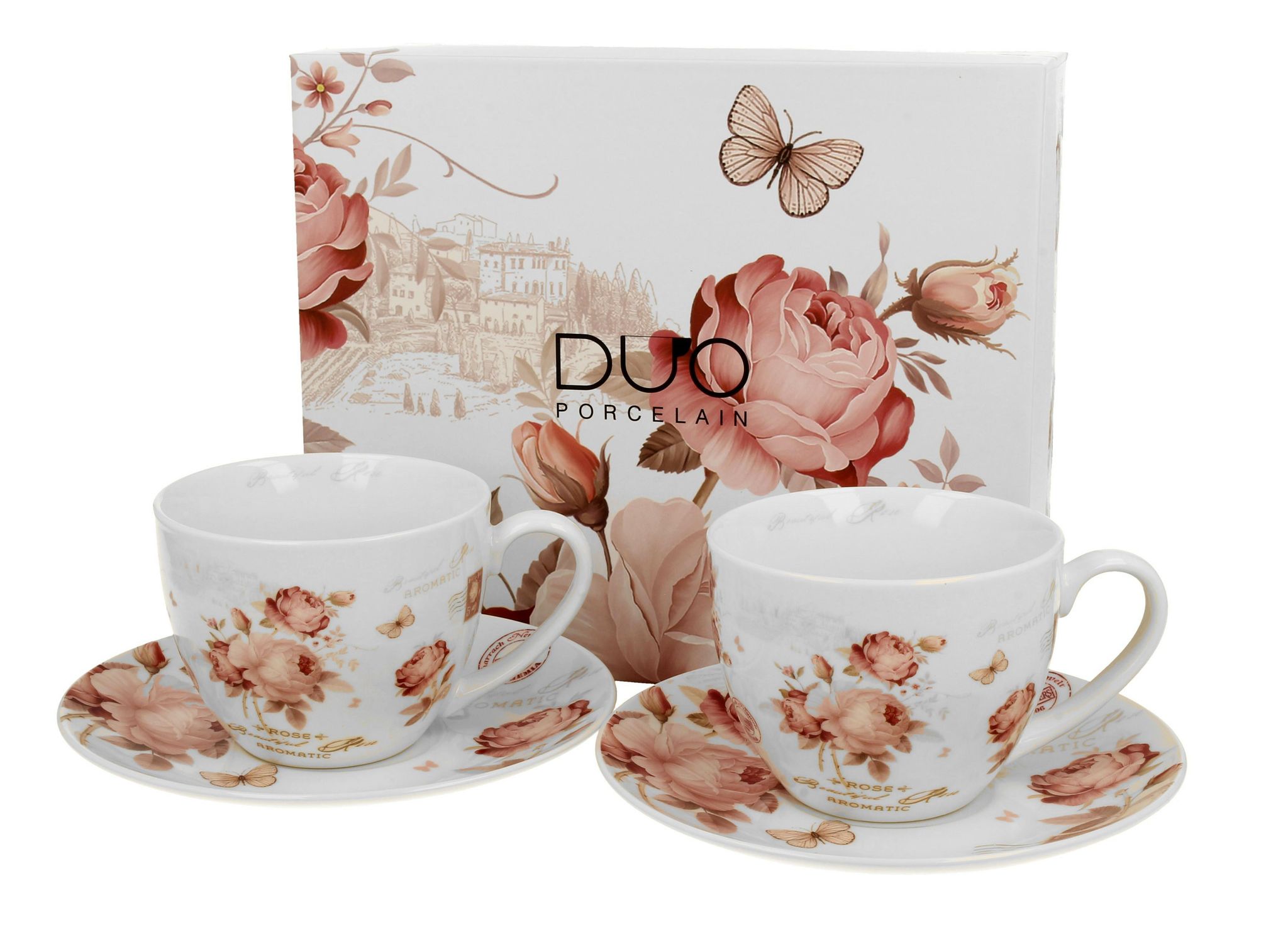 Set Aus Jugendstil-tassen Und Untertassen