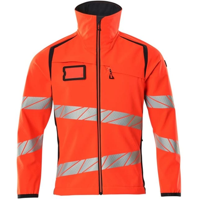 Accelerate safe Softshelljacke 19002-143-22210 Gr. 3XL Hi-vis rot/schwarzblau - Mascot