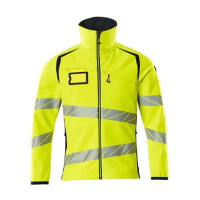 Accelerate safe Softshelljacke 19002-143-17010 Gr. s hi-vis gelb/schwarzblau - Mascot