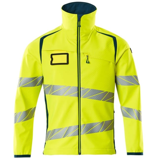 Accelerate safe Softshelljacke 19002-143-1744 Gr. m hi-vis gelb/dunkelpetroleum - Mascot