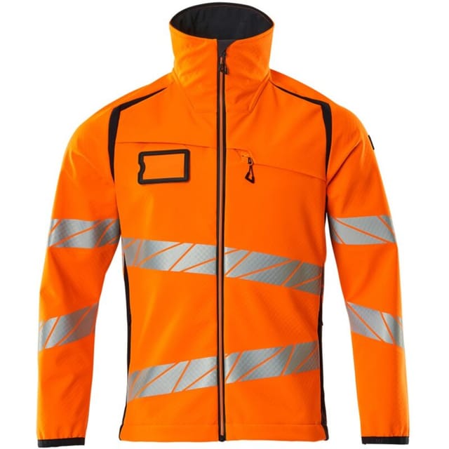 Accelerate safe Softshelljacke 19002-143-14010 Gr. s hi-vis orange/schwarzblau - Mascot