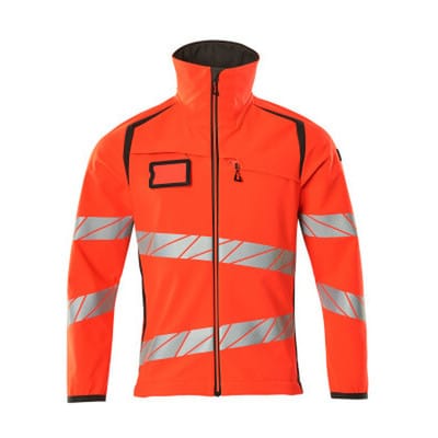 Accelerate safe Softshelljacke 19002-143-22218 Gr. 2XL hi-vis rot/dunkelanthrazit - Mascot