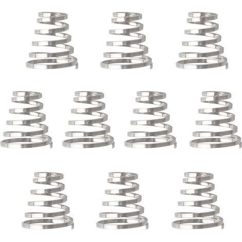 10pcs Stainless Steel Bicycle Wheel Springs, Skewer Hub Spring Quick Release Bicycle Spring For Mountain Road Bike