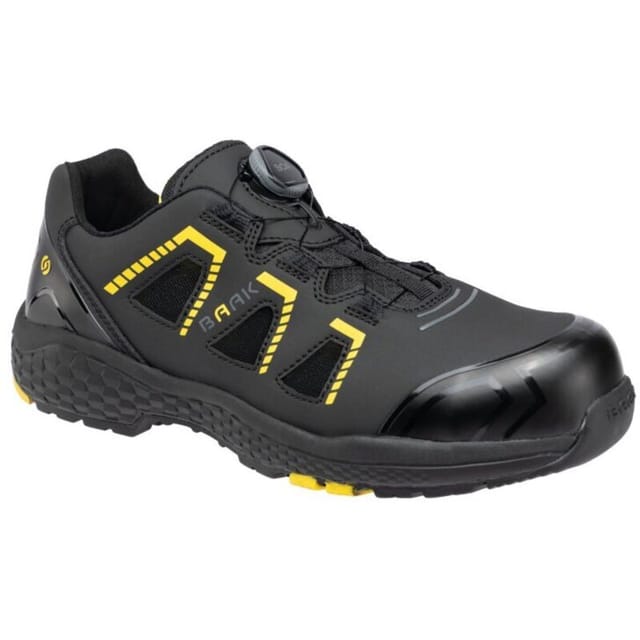 Baak - Sandale Adam S1PS sr esd 223011 schwarz-gelb Gr. 48
