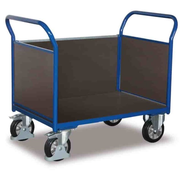 VARIOfit Dreiwandwagen mit Siebdruckplatte 1000kg Tragkraft 1995x765mm