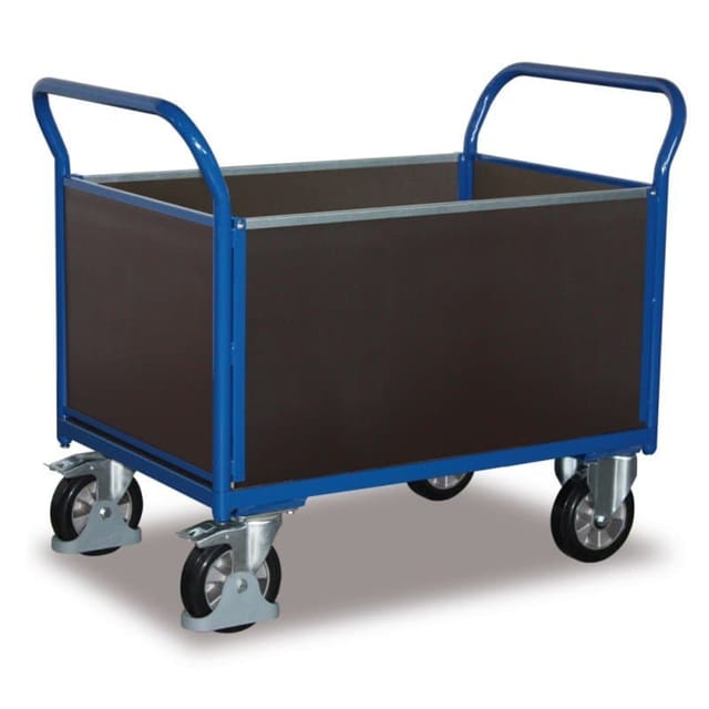 VARIOfit Vierwandwagen mit Siebdruckplatte 1000kg Tragkraft 1195x750mm