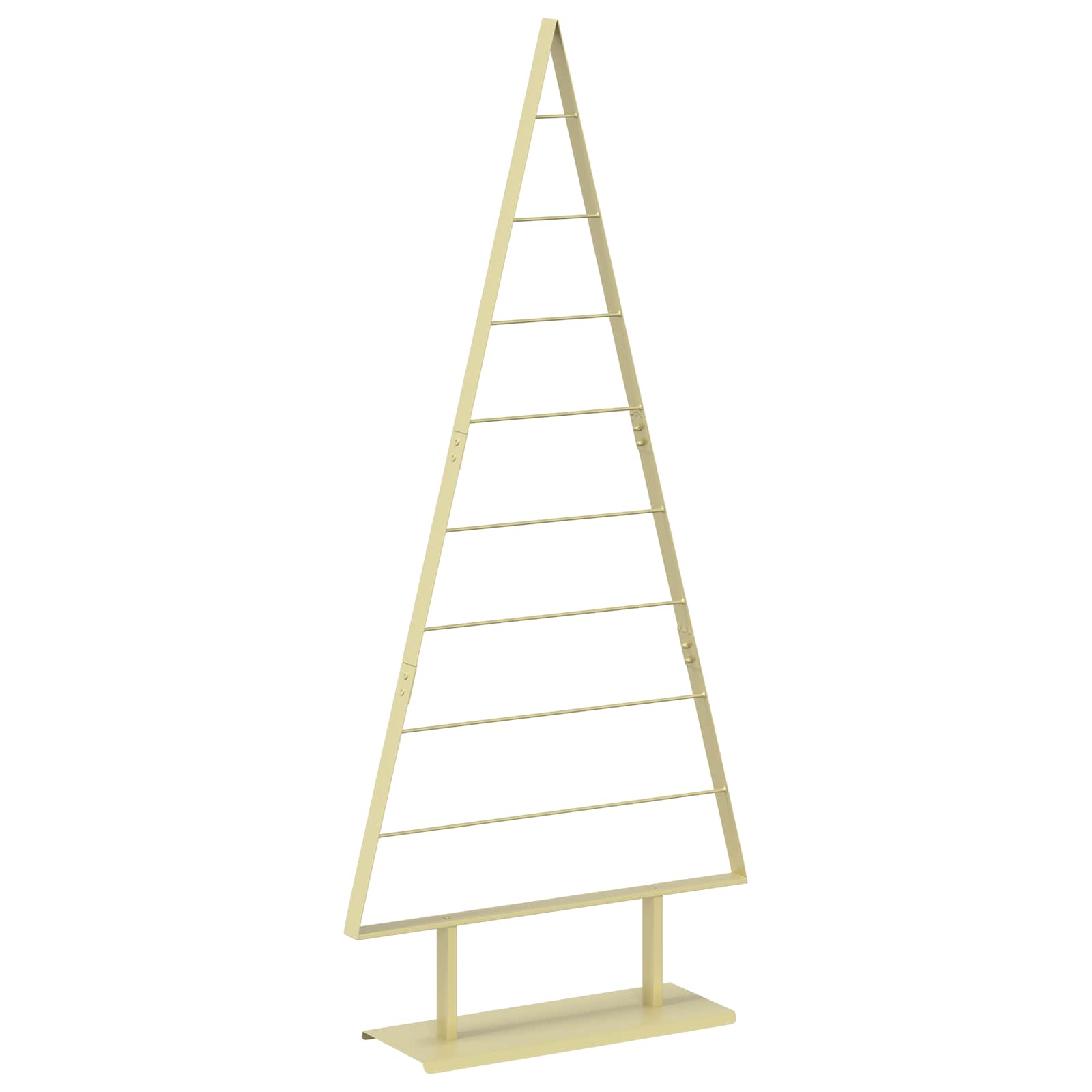 Metall Weihnachtsbaum Kuopio 180 Cm Stahl Gold Vidaxl