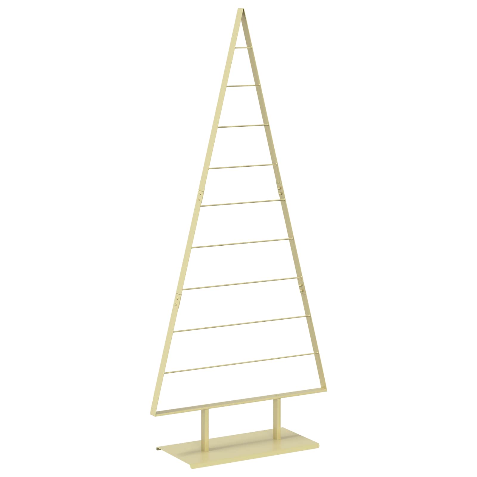 Metall Weihnachtsbaum Kuopio 210 Cm Stahl Gold Vidaxl