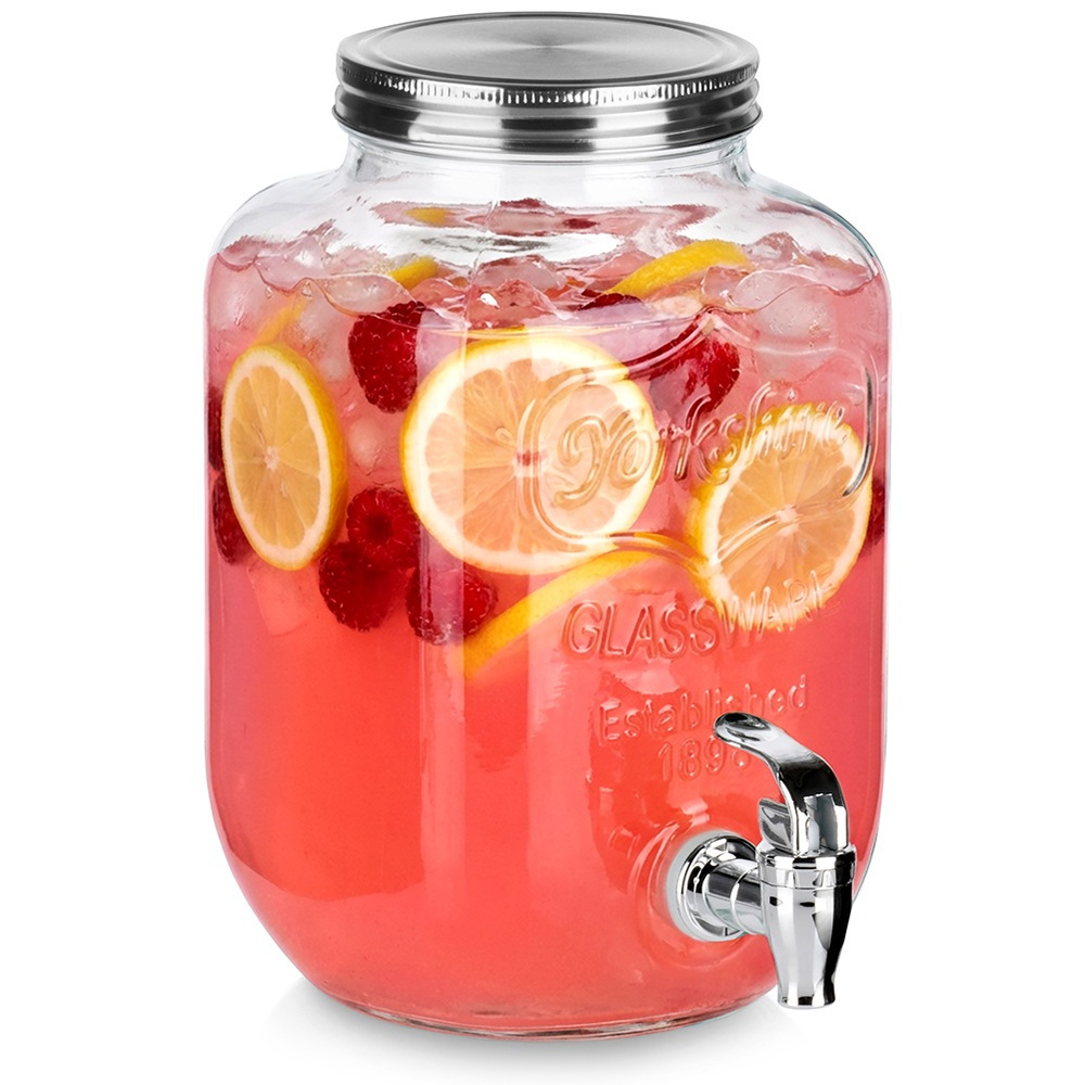 Glasgetränkekrug Mit Zapfhahn, 4 L