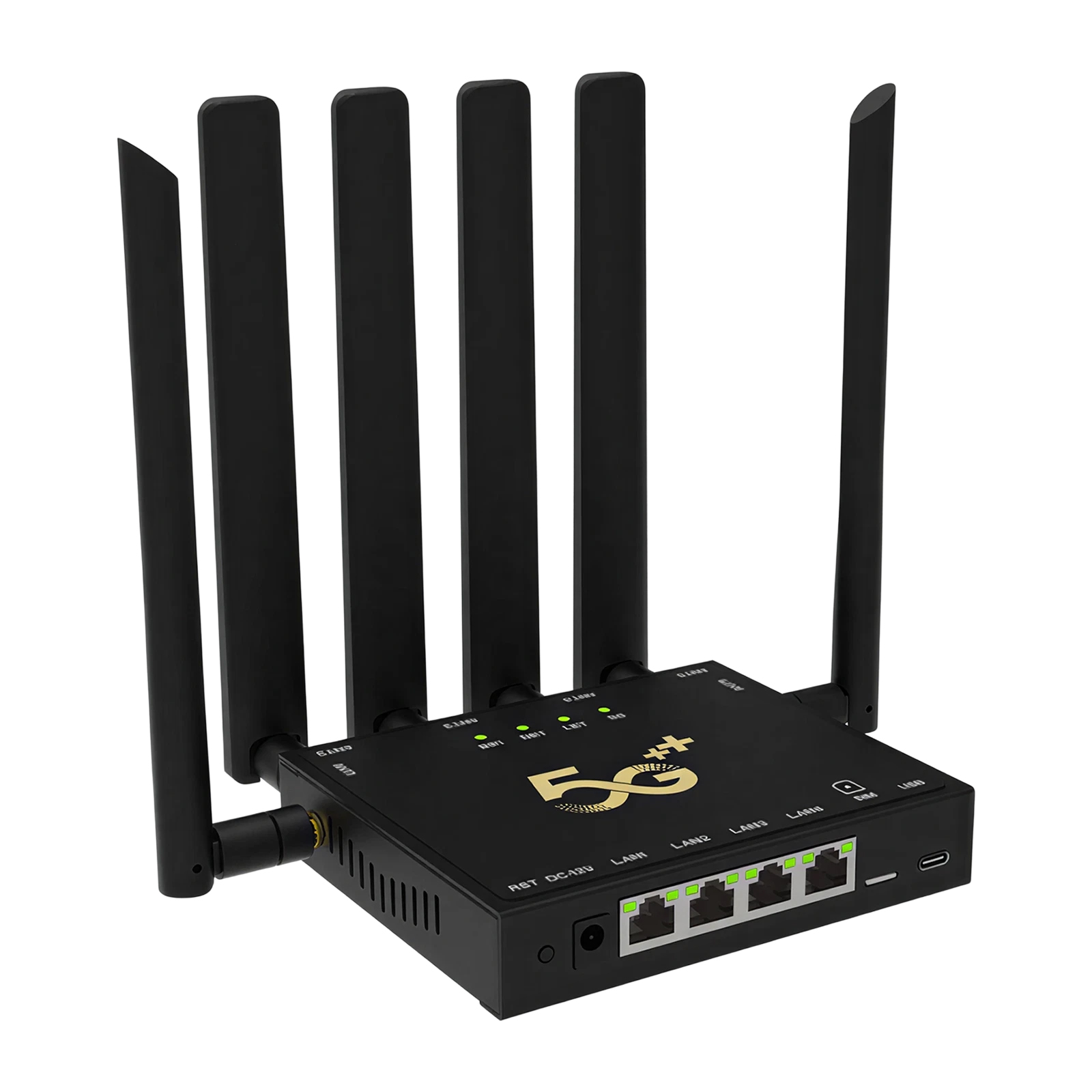 Mobiler Dual-band-5g-router, Ausgestattet Mit 6 Wi-fi-6-antennen, Kompatibel Mit Sim-karten, Stabile Verbindung, Geeignet Für Ultra-hd-videos Und Online-spiele