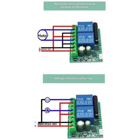 2-kanal-funkrelais-empfanger-mit-433-mhz-funkfernbedienung-6-30-v-dc