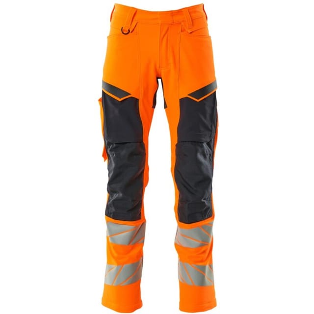 Accelerate safe Warnschutz-Stretchhose 19479 Gr. 76C56 hi-vis orange/schwarzblau - Mascot