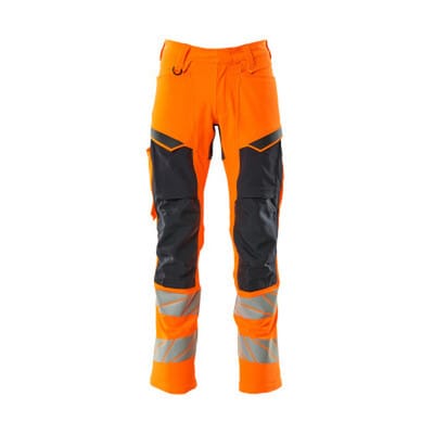 Accelerate safe Warnschutz-Stretchhose 19479 Gr. 90C58 hi-vis orange/schwarzblau - Mascot
