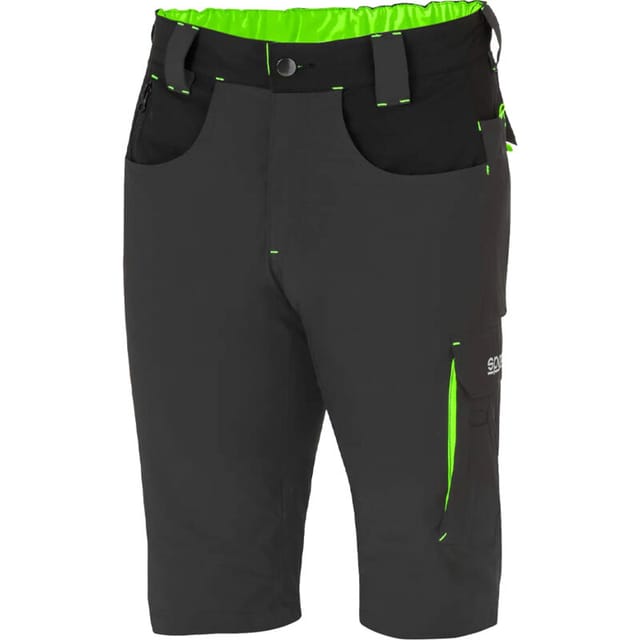 Sparco 02428GSVF Bermuda Leichte technische Shorts Laredo Black Green L