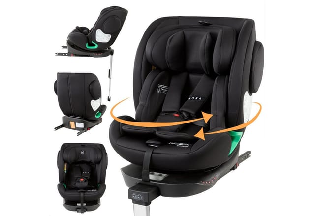 FableKids Autokindersitz Autositz Kinderautositz 360° drehbar Isofix 40 -150 cm