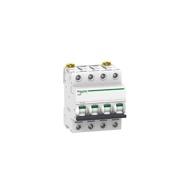 Schneider A9F75463 Leistungsschalter 4P 63A Kurve d Acti9 ic60n