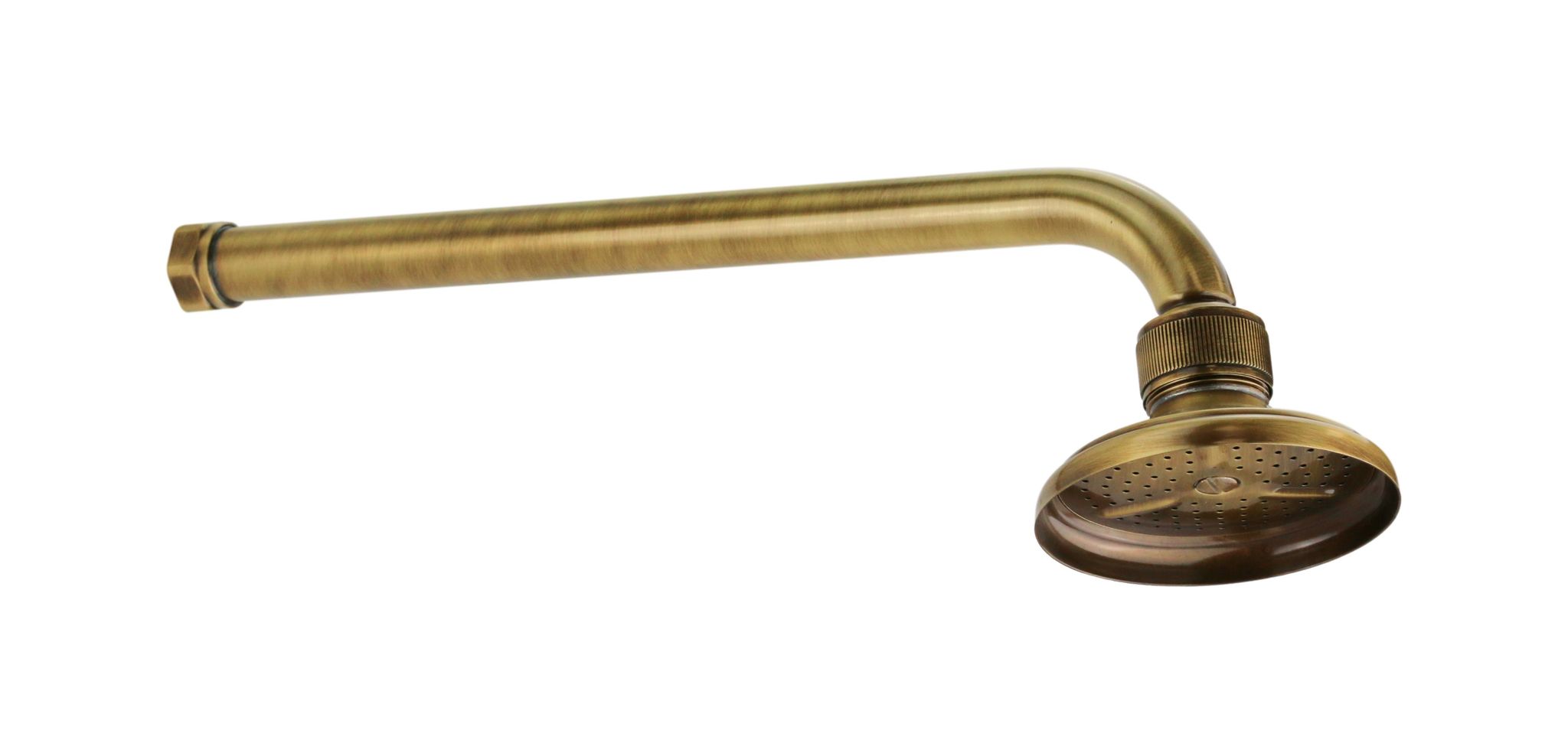 Duscharm Komplett Mit Duschkopf In Antikbronzefarbe Im Retrostil De Borri D-1830+226/b Bronze