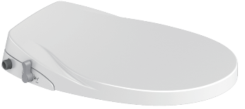 Wc-sitz Mit Bidetfunktion Absenkautomatik, Oval 36,5x47,5 Cm