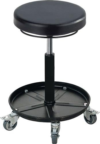 Montagehocker Mit Rollen Pu-schaum Schwarz Sitzhöhenverstellung 420-545 Mm Mey