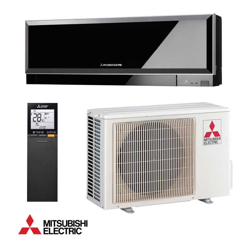 Mitsubishi Msz-ef25vgkb + Muz-ef25vg Inverter-klimagerät – 9.000 Btu (a+++/a++)