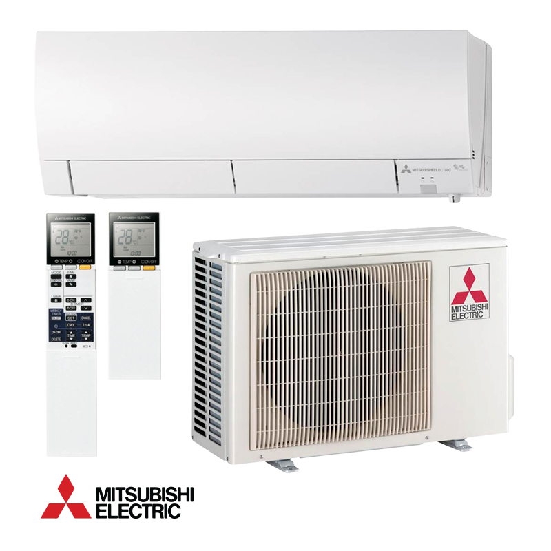 Mitsubishi Electric Msz-fh25ve + Muz-fh25vehz Inverter-klimaanlage 9 000 Btu – A+++, Plasma Quad