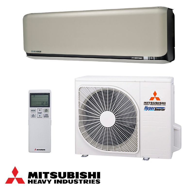 Mitsubishi Heavy Industries Srk25zsx-wt + Src25zsx-w Inverter-klimaanlage – 9,000 Btu, Diamond Series