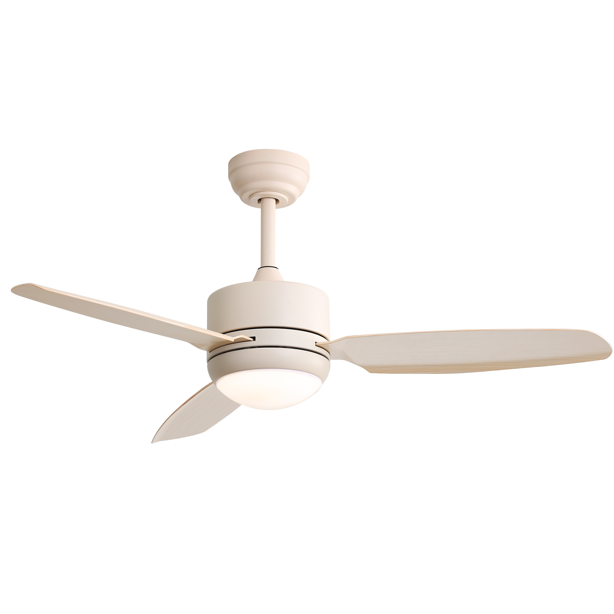 Deckenventilator Mit Led-licht 117 Cm 3 Abs-flügel Dc-motor Fernbedienung Modenuit