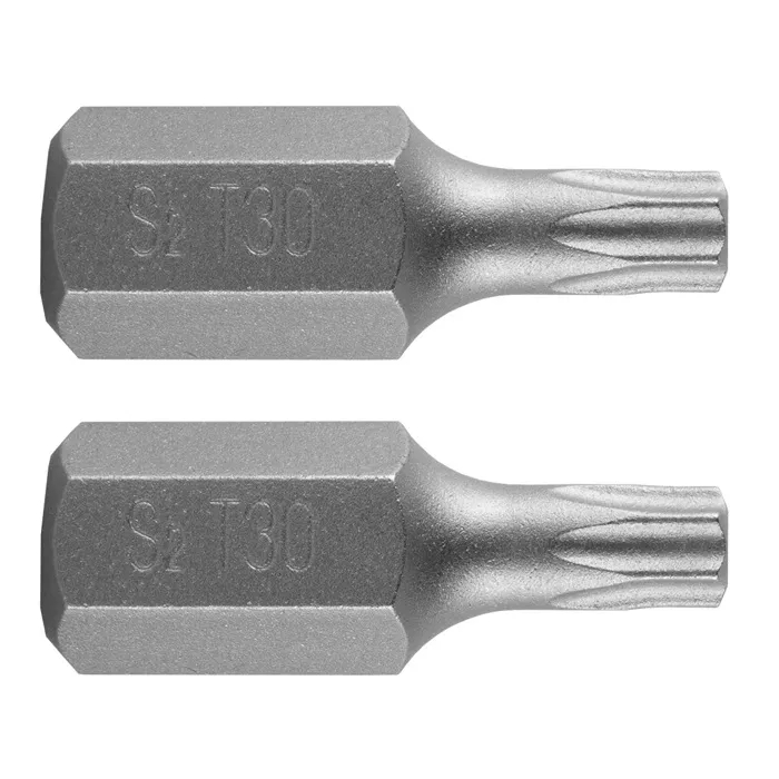 Torx-bit T30 X 30 Mm, S2 X 2 Stück.
