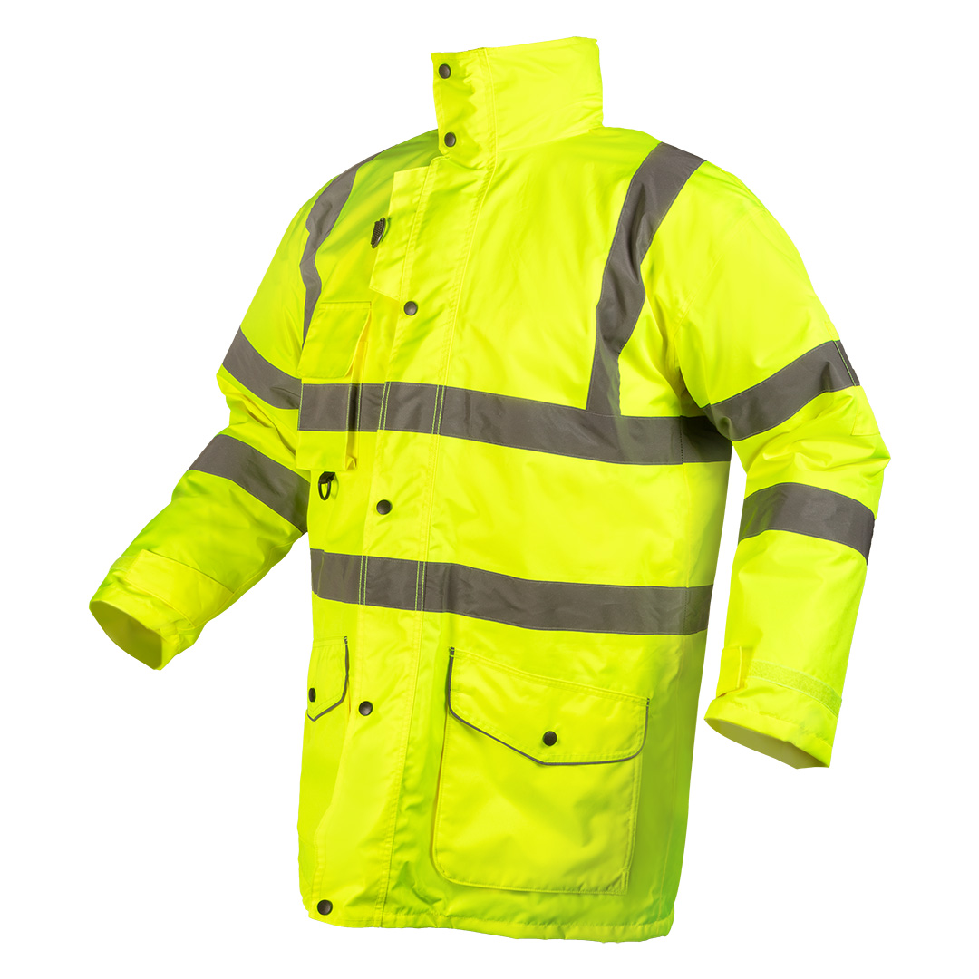Warnschutz-arbeitsjacke 5-in-1, Gefüttert, Gelb, Größe Xxxl
