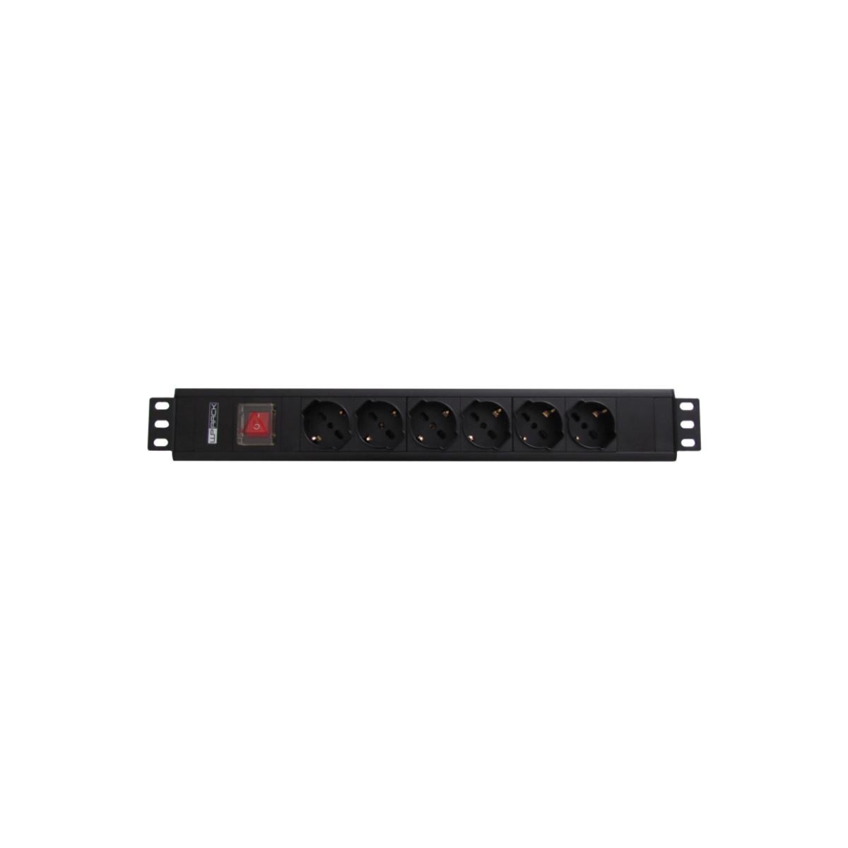 Wp Wpn-pdu-i01-06 Stromverteilereinheit (pdu) 6 Ac-ausgänge 1.5u Schwarz