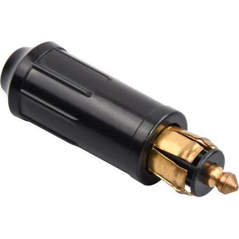 Zigarettenanzünder-stecker, 12v Din-steckverbinder Mit Männlichen Kupferkontakten, Adapter Für Diy-auto Und Motorrad