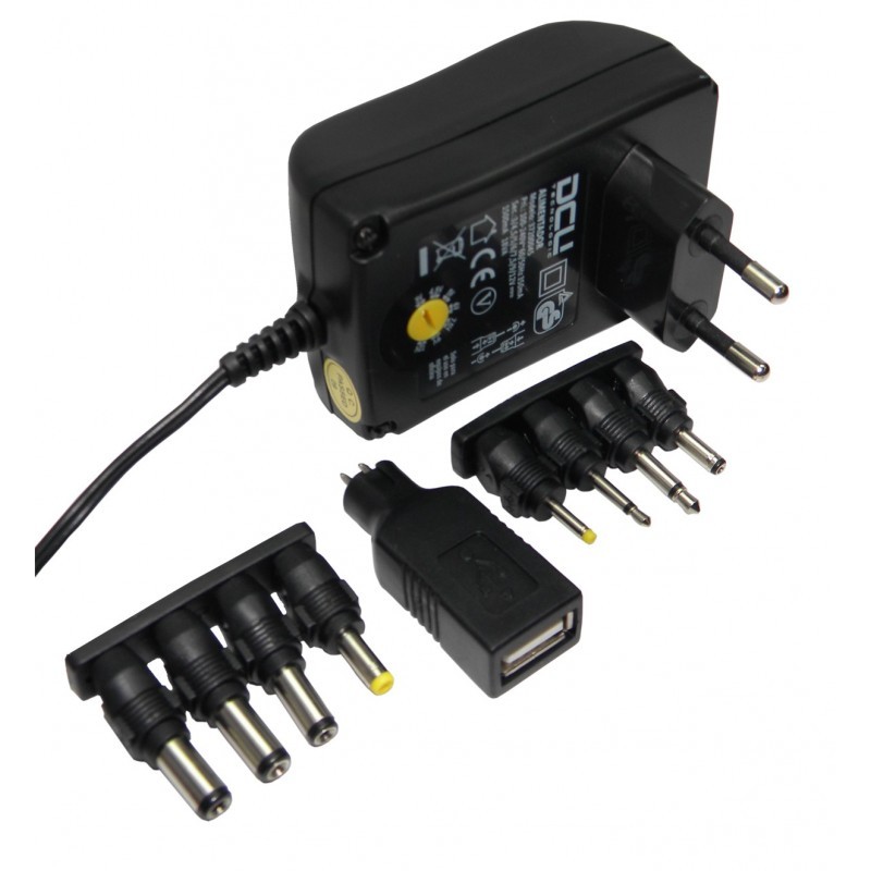 Universal-netzteil Ausgang 3-12vdc 1,5amp 18w 8 Anschlüsse + Usb