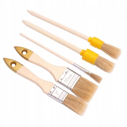 Set Mit 5 Robusten Pinseln