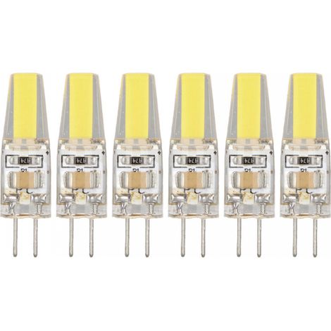 6er-pack G4-led-lampen, 220 V, 3 W, 360°-abstrahlwinkel, Blendfrei, Für Deckenleuchten, Kronleuchter Und Landschaftsbeleuchtung (warmweiß)